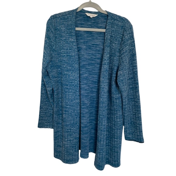 Northern Reflections Sweaters - Northern Reflections Cardigan, Teal Blue, Size XL